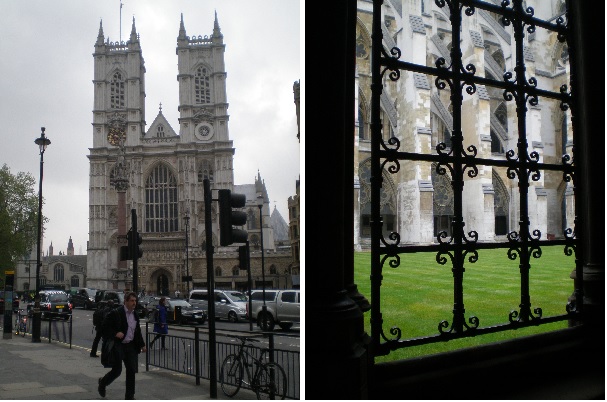 outside westminster abbey