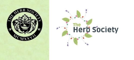 herb society logo before and after