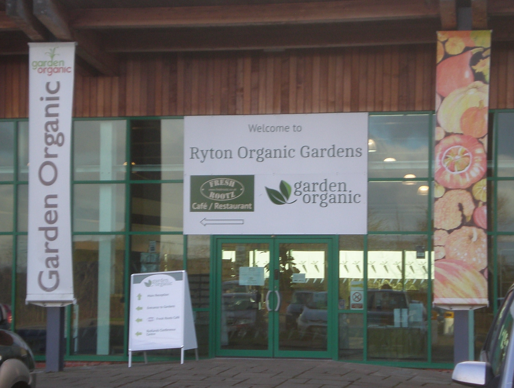 ryton organic garden entrance