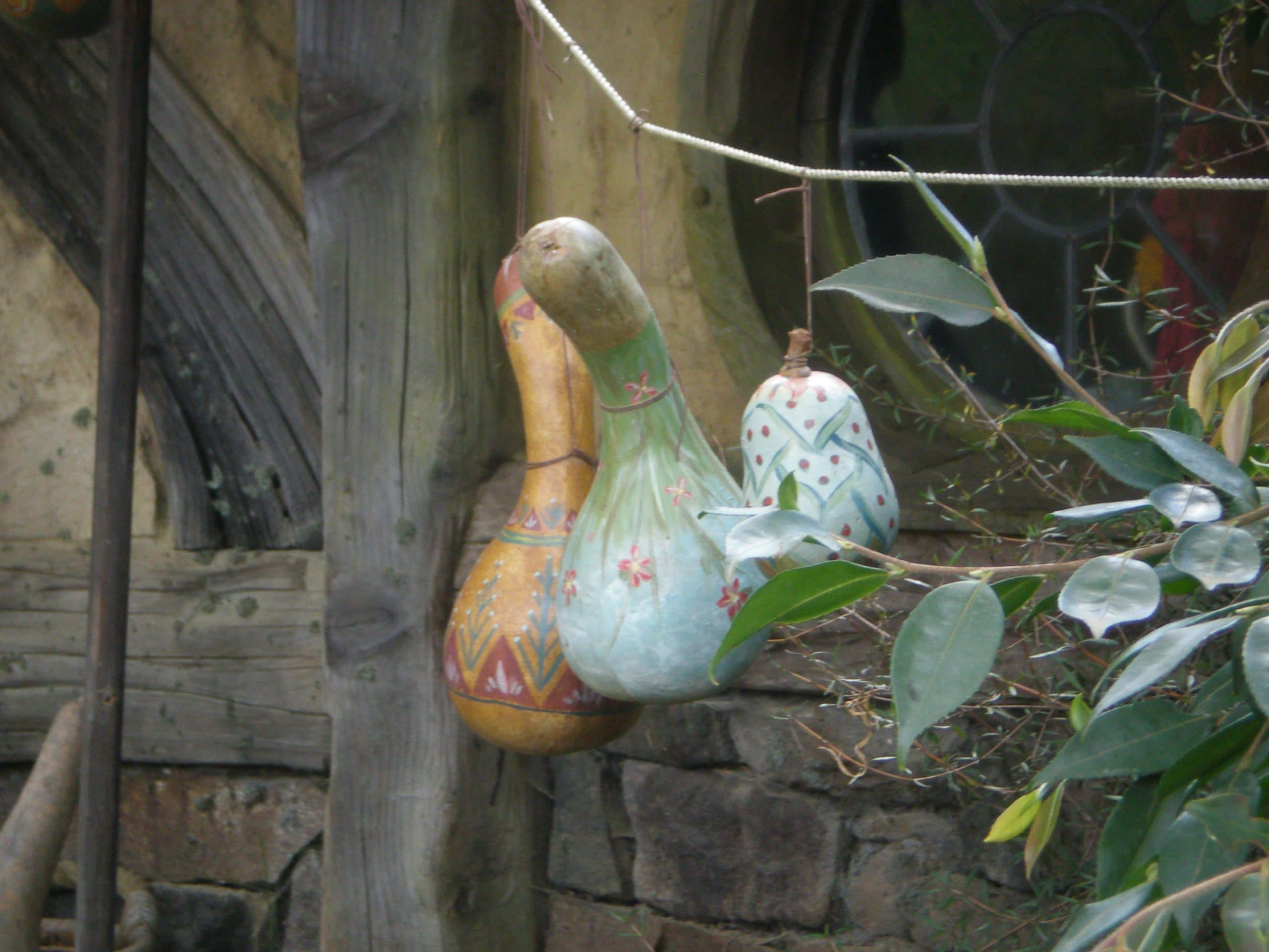 decorated gourds