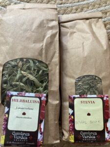 Packets of herbs