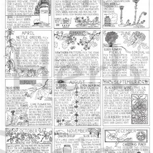 Year in Herbs (non laminated)