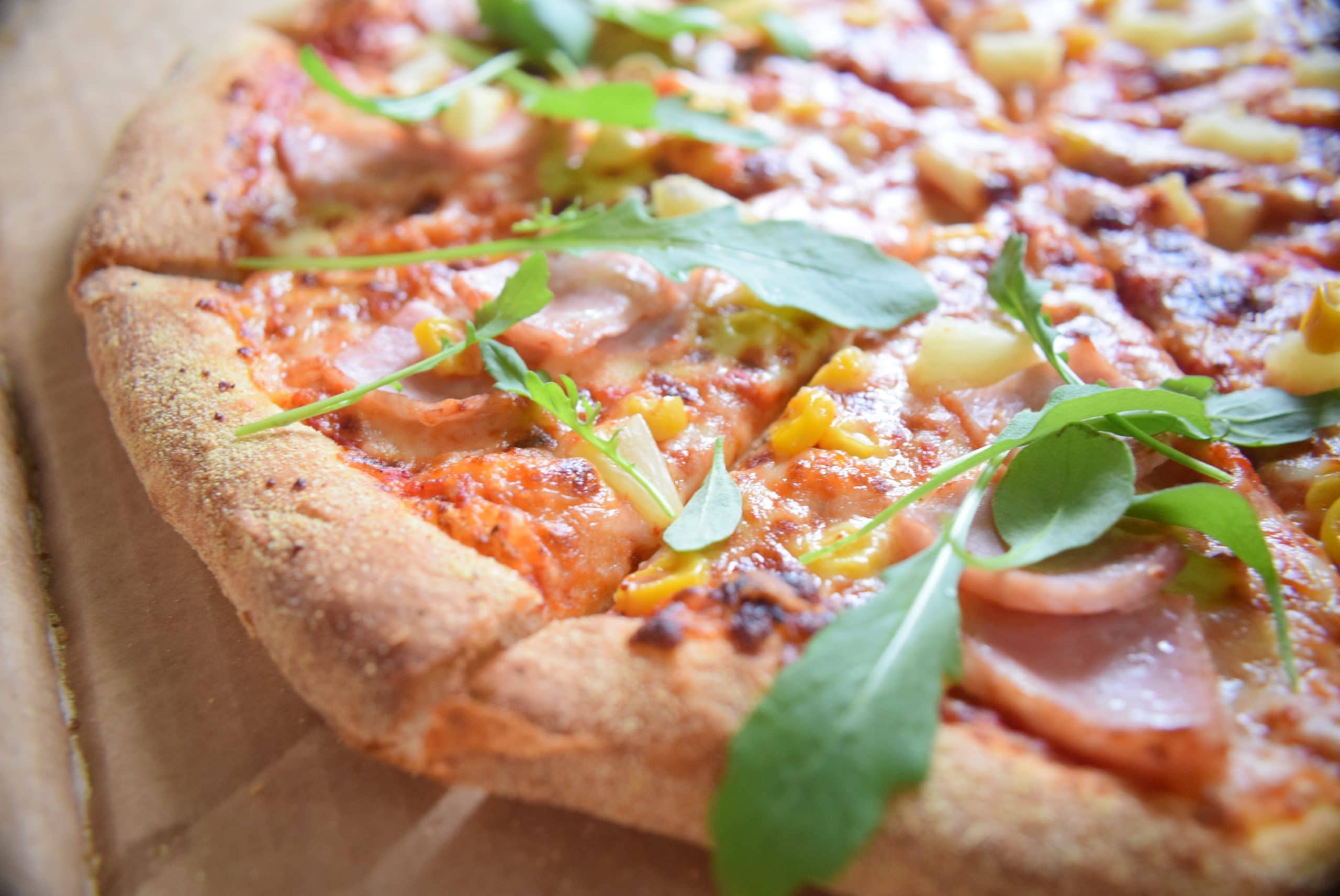 rocket herb pizza